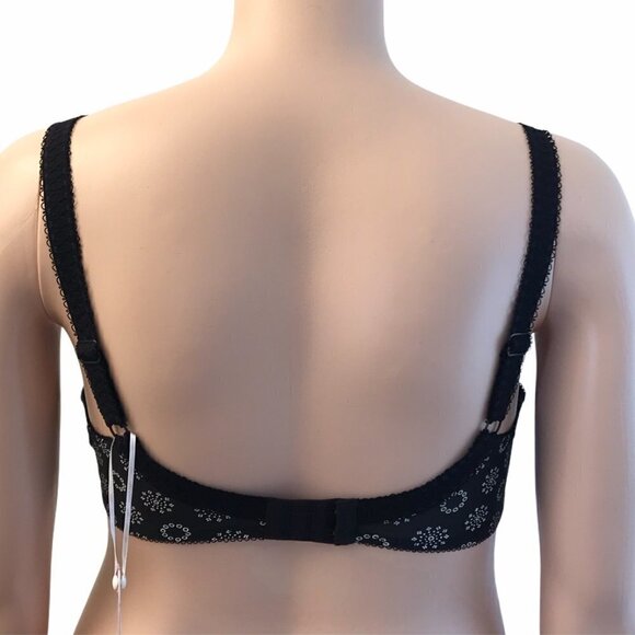 Freya Faye Plunge Underwire Black Bra 30DD - Picture 5 of 15